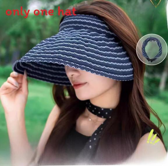 

Vintage French Style Sun Hat With Wide Brim For Summer Outdoor Fashion