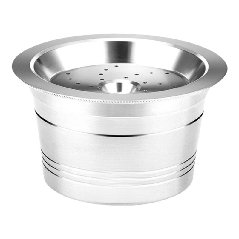 

User Friendly Refillable Coffee Filter for Espressos Machine Durable Stainless Steel Coffee Filters with Spoon Brush 1