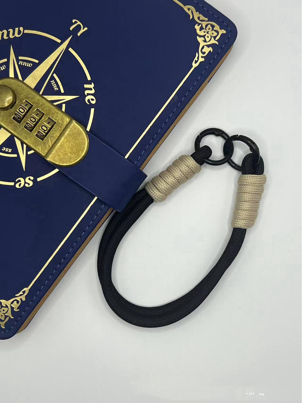 

Color Block Anti-drop Phone Case with Rope Strap & Water Bottle Lanyard