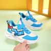 Boys' non-slip soft-soled sneakers 2025 autumn new lightweight waterproof leather teen boys running shoes