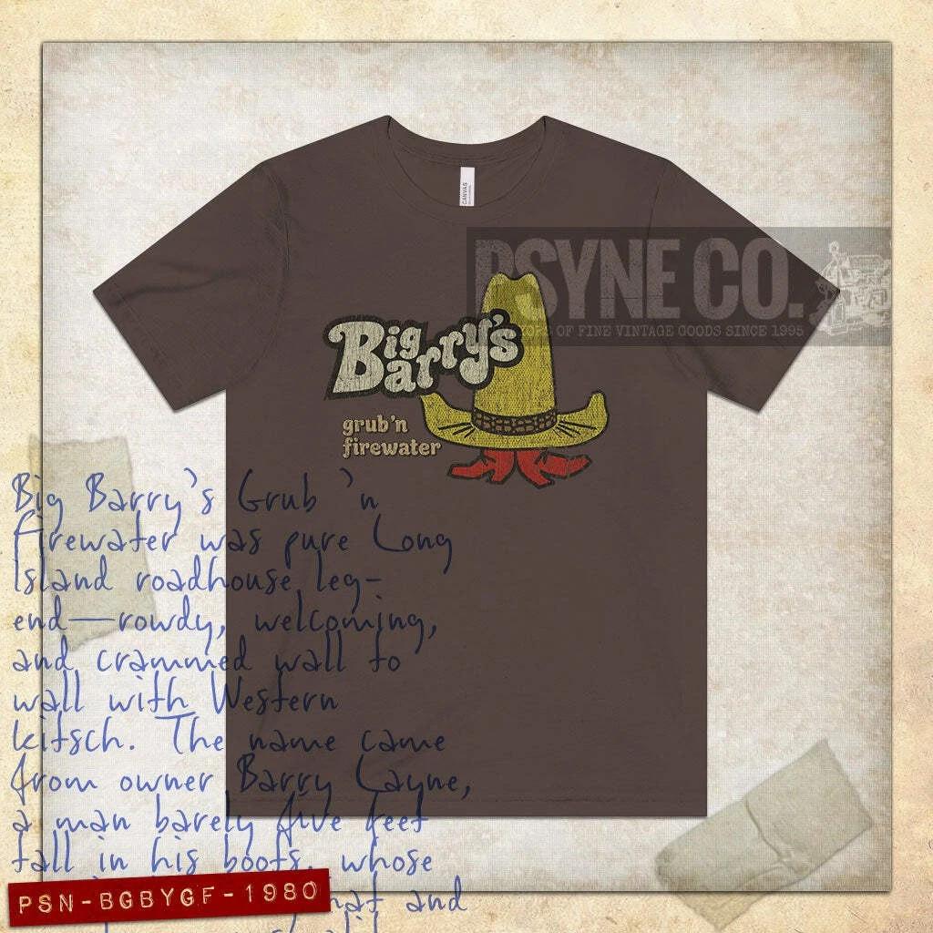 

Big Barry s Grub and Firewater 1977 Vintage Men s T shirt M