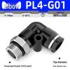Zhuo Ji Pneumatic Male Thread Straight G Thread Quick Connect Fitting PC8-G02 Air Hose Connector PL6/10-G01