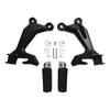 Rear Passenger Footrests Footpegs Brackets For Kawasaki Z650 Ninja 650 2017-2025 Motorcycle
