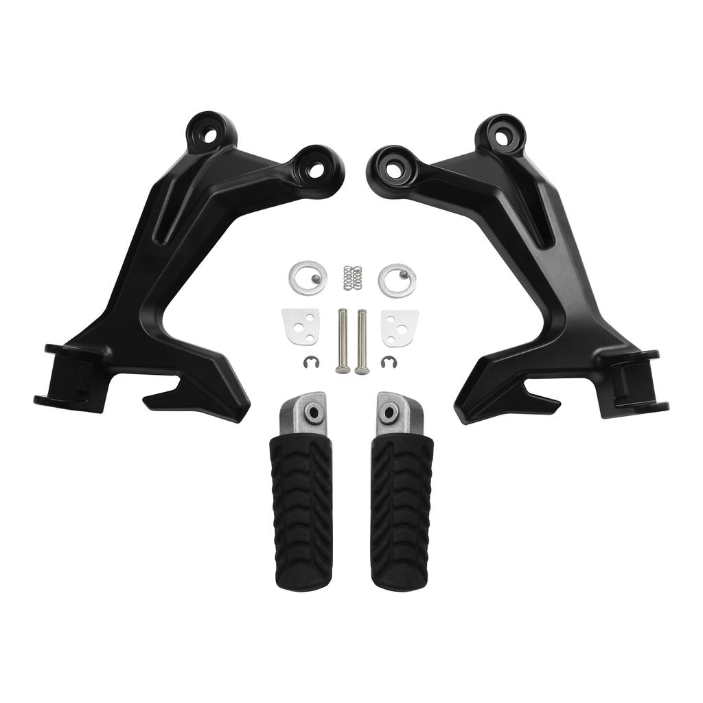 Rear Passenger Footrests Footpegs Brackets For Kawasaki Z650 Ninja 650 2017-2025 Motorcycle