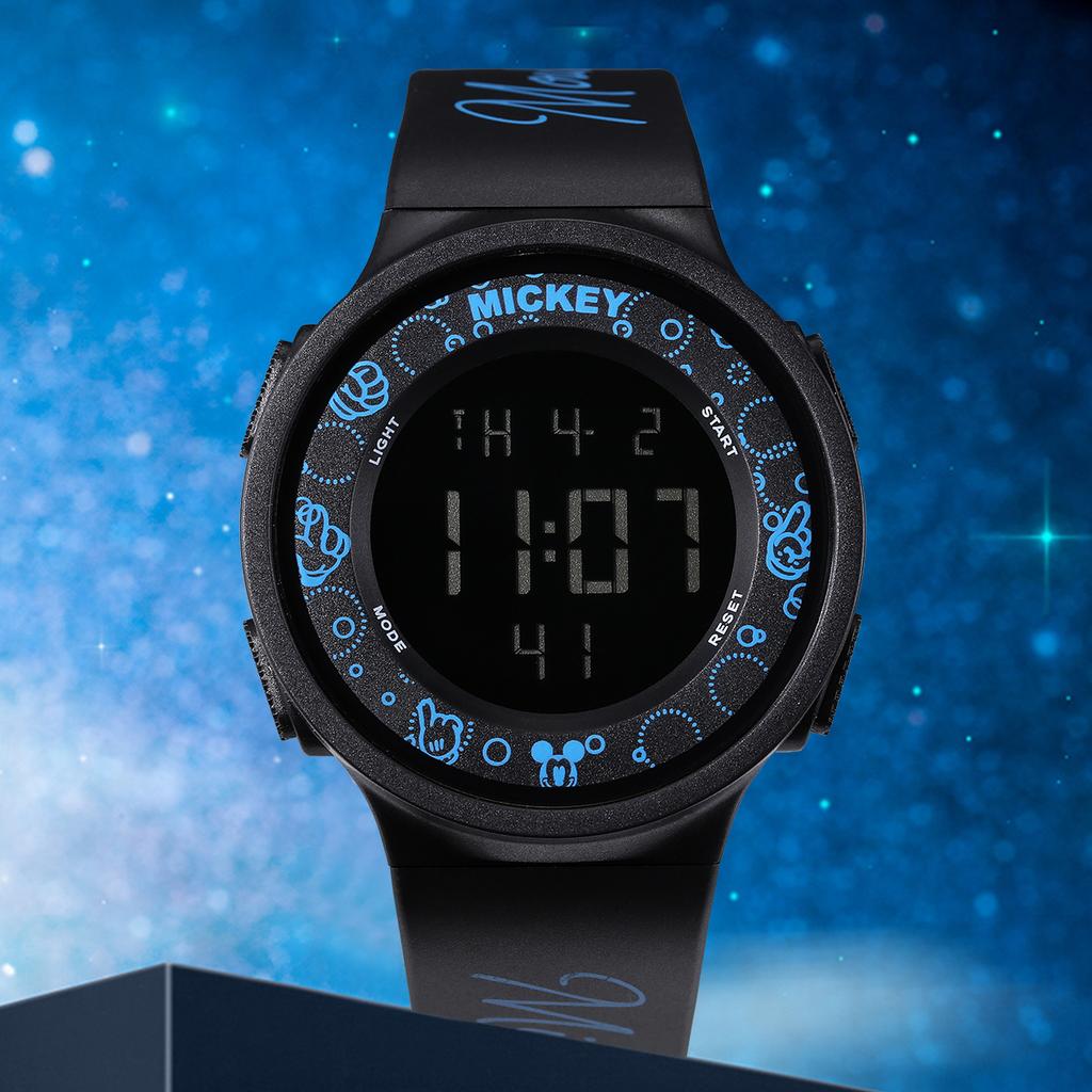 Disney electronic watch men's watch cool night light outdoor sports timing waterproof student men's watch student watch
