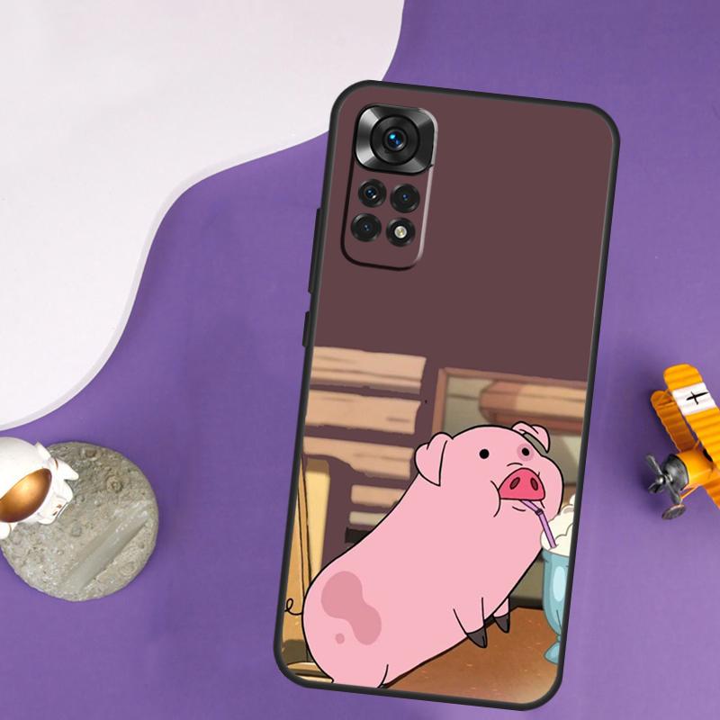 Cartoon Pig Case For Xiaomi Redmi Note 13 Pro 14 12 9 10 11 Pro 10S 11S 12S Redmi 13C 14C 10C 12C Cover