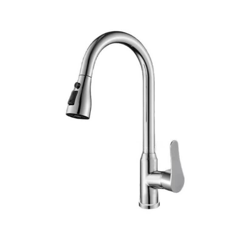 Xibaomu Stainless Steel Pull-Out Hot & Cold Kitchen Faucet