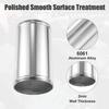 2 Pcs Auto OD 3.75" Length 6" Aluminum Alloy Intercooler Pipe Tube Straight