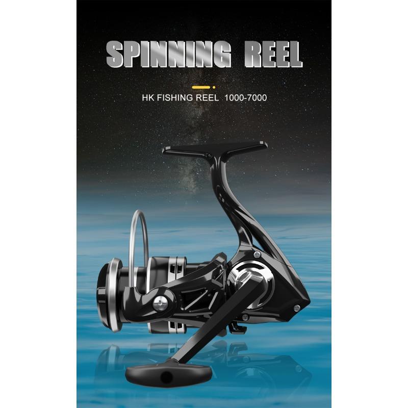 Baitcasting Reel Series 1000-7000 Metal Spinning 5.2:1 High Speed Long Distance Fishing Reel Angler Fishing Tackle Increase The Discharge Cap