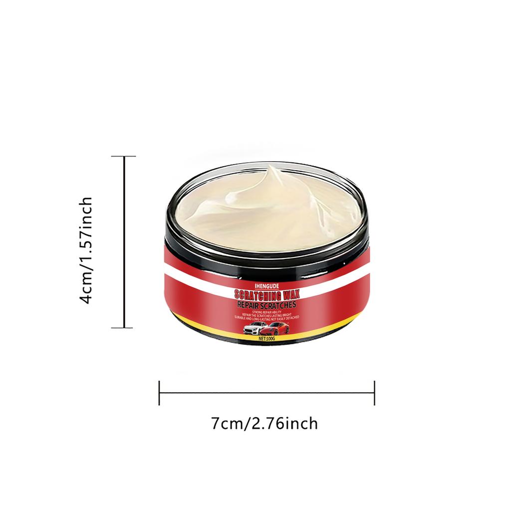 100ml Car Scratch Remover Car Scratch Eraser Long-Lasting Coating Repair Agent with Sponge Cleaning Paste Paint Care Wax