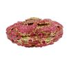Pink/White Crystal Evening Clutch Bags Rhinestone Party Prom Purses Diamonds Flower Formal Dinner Handbags For Women Minaudiere