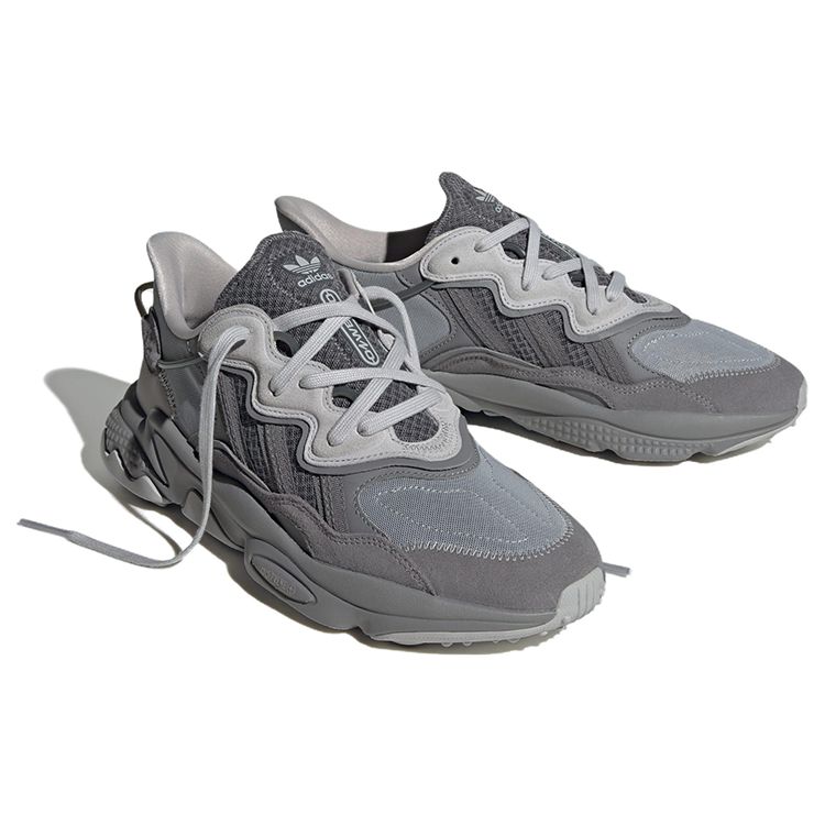 Adidas Ozweego Triple Grey Unisex Sneakers Grey-Two Grey-Four Grey-Three ID9823
