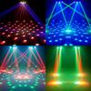 2025 Six-Head Pirate Ship Beam & Laser Magic Ball Stage Light for KTV