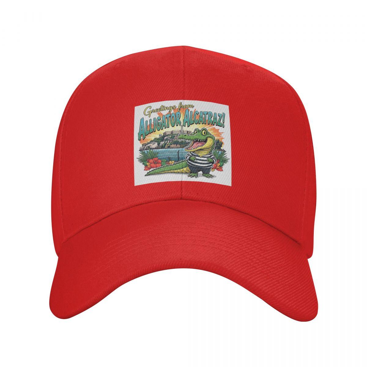 

Alligator Alcatraz Florida Everglades Baseball Caps Fashion Men Women Hats Casual Cap Sports Baseball Hat Casquette One Size