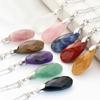 Pink Faceted Crystal Pendant Necklace for Women - Non-fading, Elegant Design