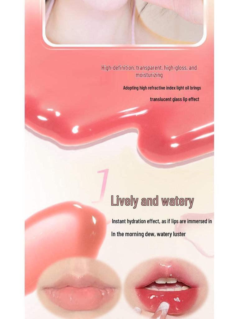 Gogo Dance Honey Feuchtigkeitsspendender Lipgloss & Peeling-Lippenstift-Duo reduziert Lippenfältchen und verleiht ein glänzendes Finish.