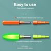 LED Luminous Float Tail Light Night Fishing Rod Tip Lamp Long Battery Life Waterproof for Lake River Angling