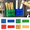 Plastic Block Storage Box Building Block Desk Organizer  Kitchen Supplies