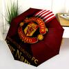 1 PC Automatic Folding Umbrella - Manchester United F Custom Name Pattern, Portable & Foldable Design with 8 Ribs, Christmas Birthday Gifts