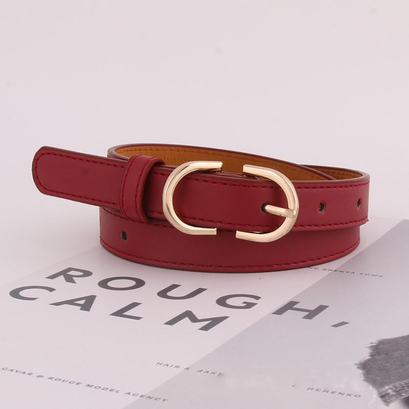 Trendy Korean Style Women's Black Fabric Belt For Chic Casual Outfits