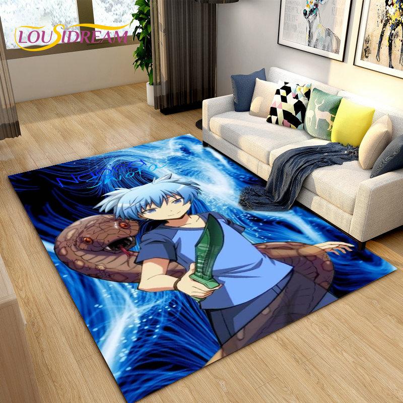Assassination Classroom Octopus Teacher Area Rug,Carpet Rug for Living Room Bedroom Sofa Doormat Decoration, Non-slip Floor Mat