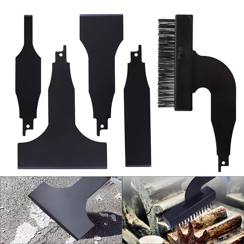 Fresh Reciprocating Saw Spatula Brush Set Reciprocating Saw Shovel And Wire Brush For Removing Rust Dirt