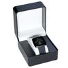 NEW Black Single Watch Gift Box with Pillow PU Leather Wristwatch Display Case Organizer for Men Clamshell PU Leather Watch Case