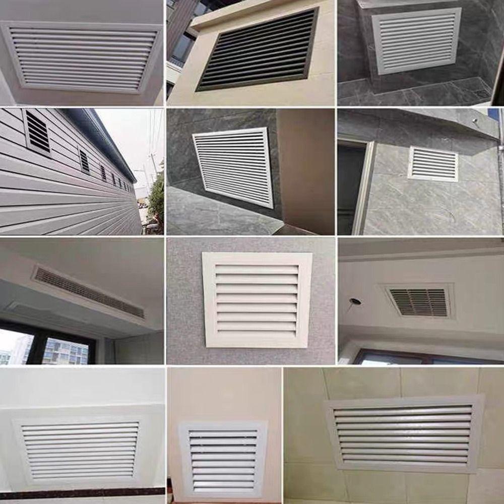 White Air Vent Grille Aluminum Alloy Return Air Grill New Vent Cover  Attics