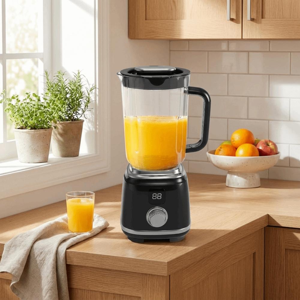 Spremiagrumi Elettrico ad Alta Capacità Display Digitale Estrattore Spremiagrumi Frutta Agrumi Separazione Polpa