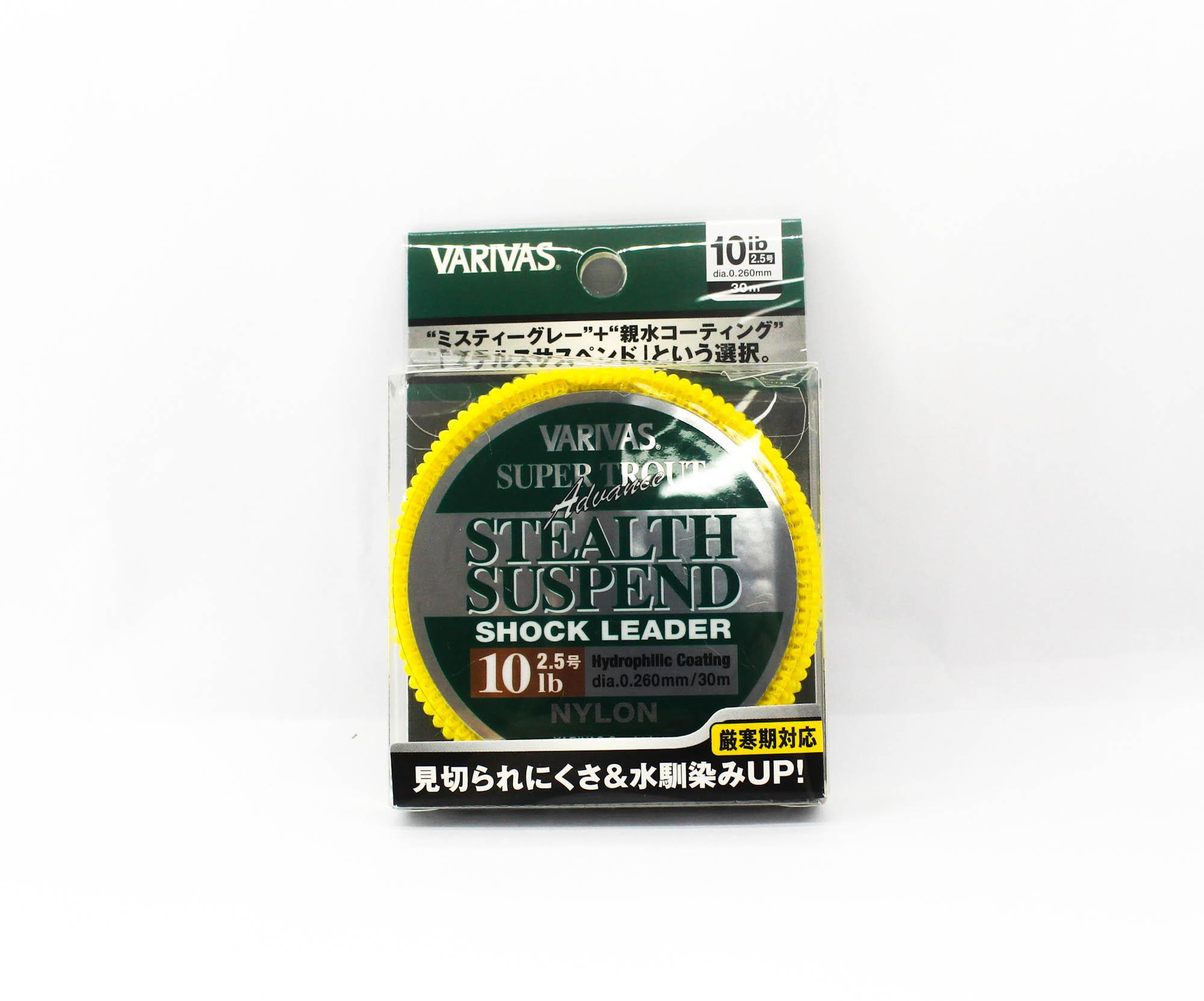 Varivas Nylon Super Trout Advance Stealth Suspend Leader 30m 10lb (1447) чистый