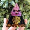 Crystal Gravel Pyramid Epoxy Ornament - Home & Office Decoration Gift