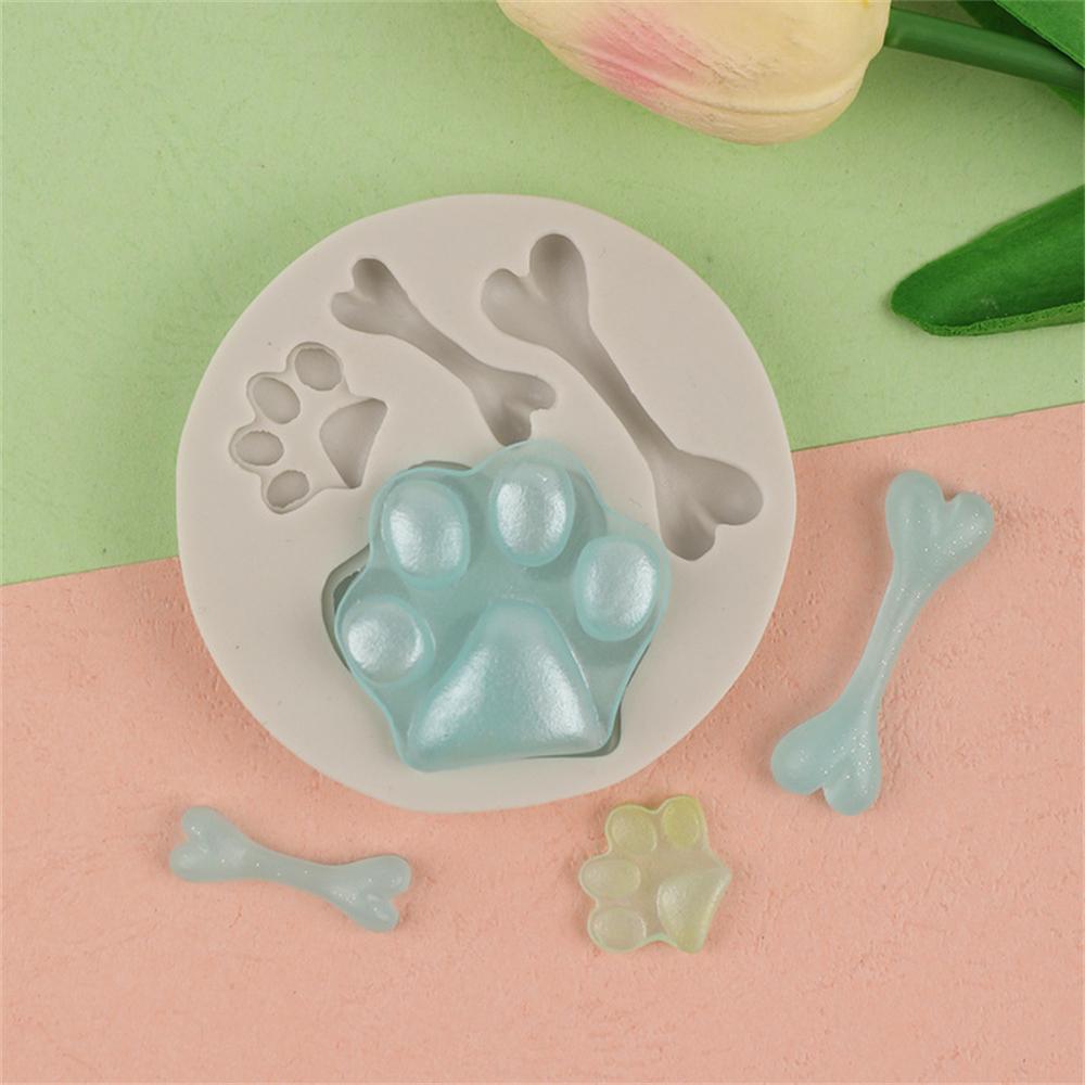 1~10PCS Baking Molds Bone Dog Paw Silicone Mold Cake Decorating Tools Cookie Cutter Pastry Accessory Kitchen Accessoriess