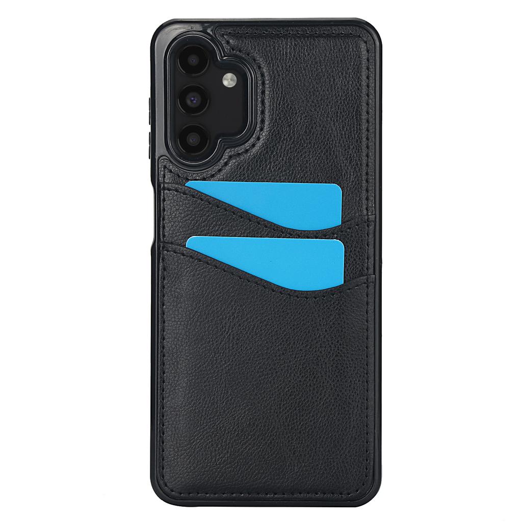 Vertical Cards Solt Wallet Leather Case For Samsung Galaxy S24 Ultra S23 Plus S22 A55 A15 A54 A14 A53 A73 Slim Anti-drop Cover