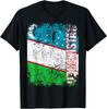 UZBEKISTAN Flag Vintage Distressed UZBEKISTAN T- Unisex T-Shirt
