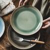 ZISIZ 'Stargazing' Retro Kiln-Glazed Dinner Plate