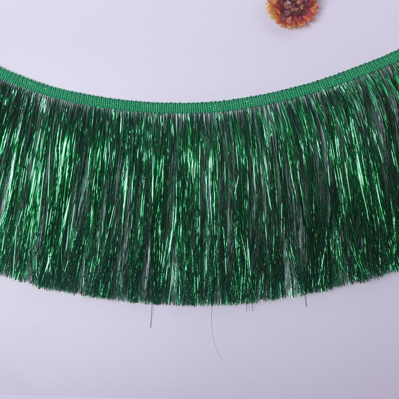 10yard 15/20cm Sequin Tassel Fringe Latin Dress Lace Trims Stage Clothes Decoration Ribbon Tape DIY Sewing Accessories