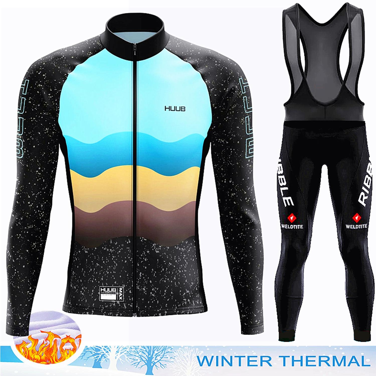 

Велосипедный нагрудник, Джерси, мужской комплект, спортивная одежда, мужская зимняя термофлисовая мужская форма, блузка, брюки, костюм, велосипед Mtb 2024, дорога