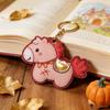 Leather Horse Keychain Cartoon Chinese New Year Gift Kawaii Horse Pendant  Birthday Gift