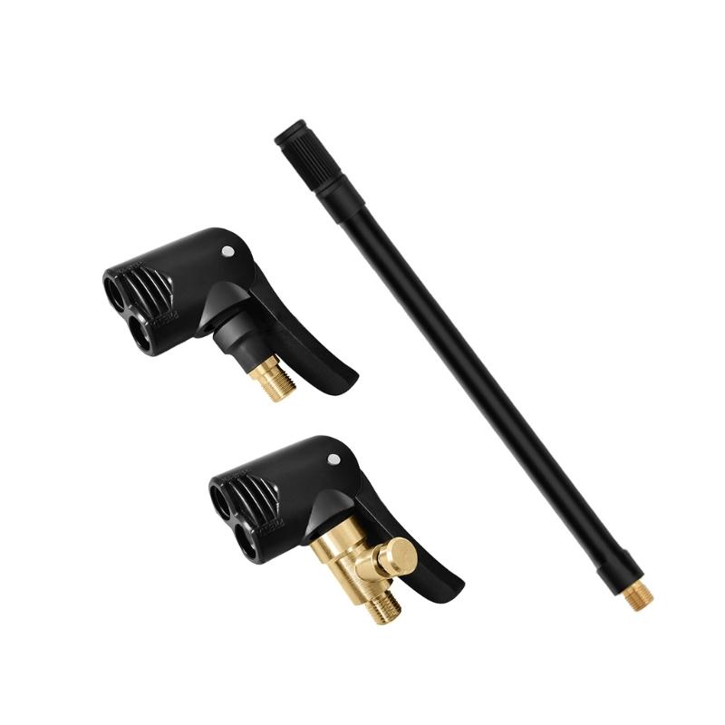 Tire Inflator Hose,Air Pump Valves Adapter Tire Inflator Extension Tube Tyre Pump Quick Inflation Chuck Adapter