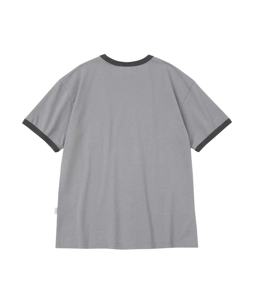 WMC [Crop] Mineral Wash Ringer T-Shirt_Grey