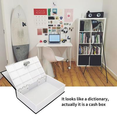 Boîte de rangement de bijoux, caisse de livre de sécurité de dictionnaire de Simulation
