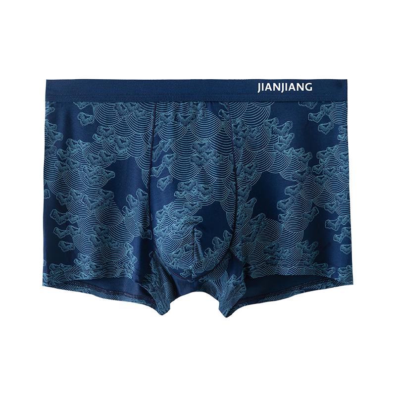 

Jianjiang Men s Antibacterial Modal Boxer Briefs 3-Pack L