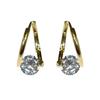 Fashionable Micro Inlaid Zircon Earrings With Versatile Buckles