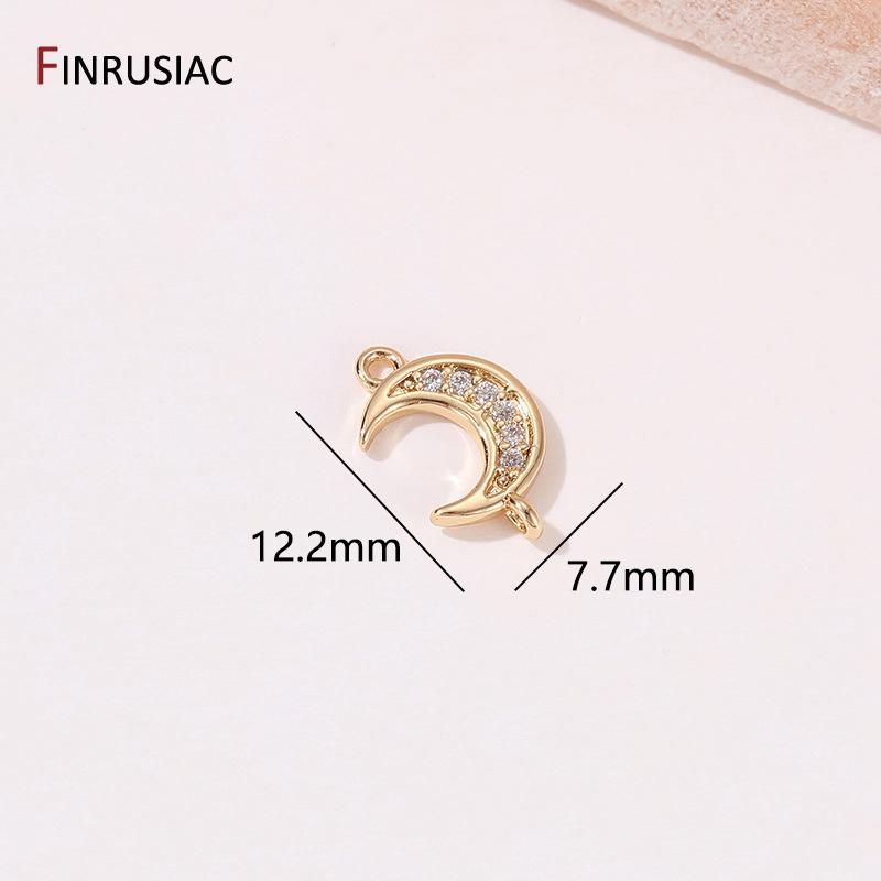 

14K Gold Plated Brass Metal With Zircon Round Sun Flower Charms Pendants For Necklace Earrings Jewelry Making 1 piece