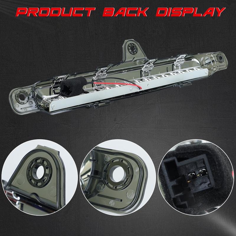 Third Brake Light for Ford Mustang 2010 2011 2012 2013 2014 Additional Brake Lamp Smoked Shell Tail Stop Signal Lamp