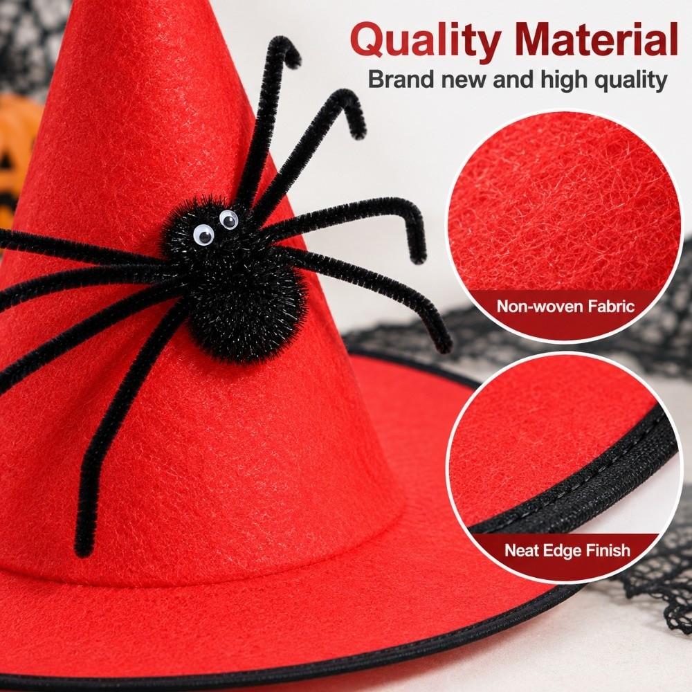 Funny Spider Hat Spider Design Wizard Hat Festive Cosplay Hat Cosplay Event Decoration Props