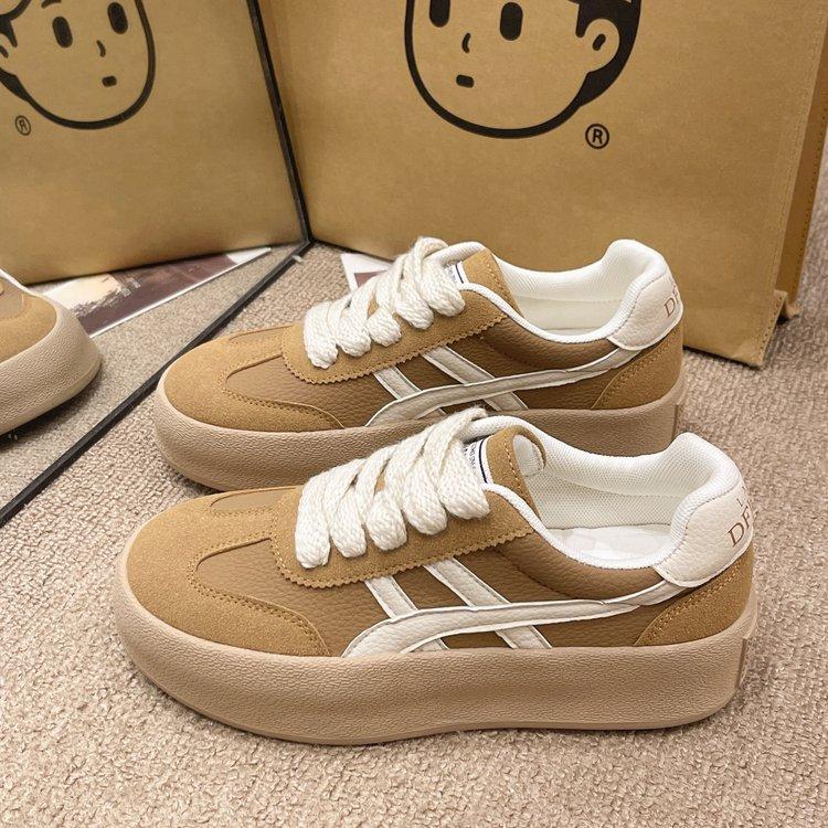 

Maillard platform German training shoes women s autumn 2025 leather retro versatile Forrest Gump shoes casual board shoes ins tide 35