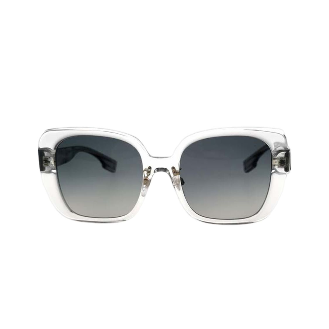 Burberry Lightweight Square Sunglasses Women sunglasses Transparent BE4371F-3825T3 Basic Packaging-Eyeglass Case+Box