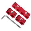 12 Pezzi Lega di Alluminio   Separatore per Fili 8mm 9mm 10mm Divisore per Fili del Motore;Nero: