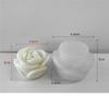 M-Modern-3PCS Flower Aromatherapy Candle Silicone Mold Rose Handmade Aromatherapy Soap Expansion Stone Gypsum Mold Making Tools